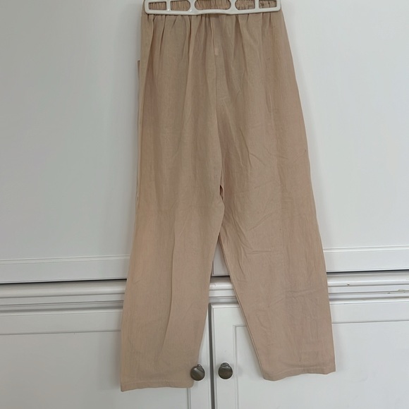 Stay real wide leg linen cropped pants - Picture 2 of 2